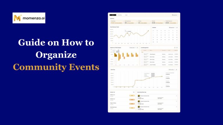 How to Organize Community Events